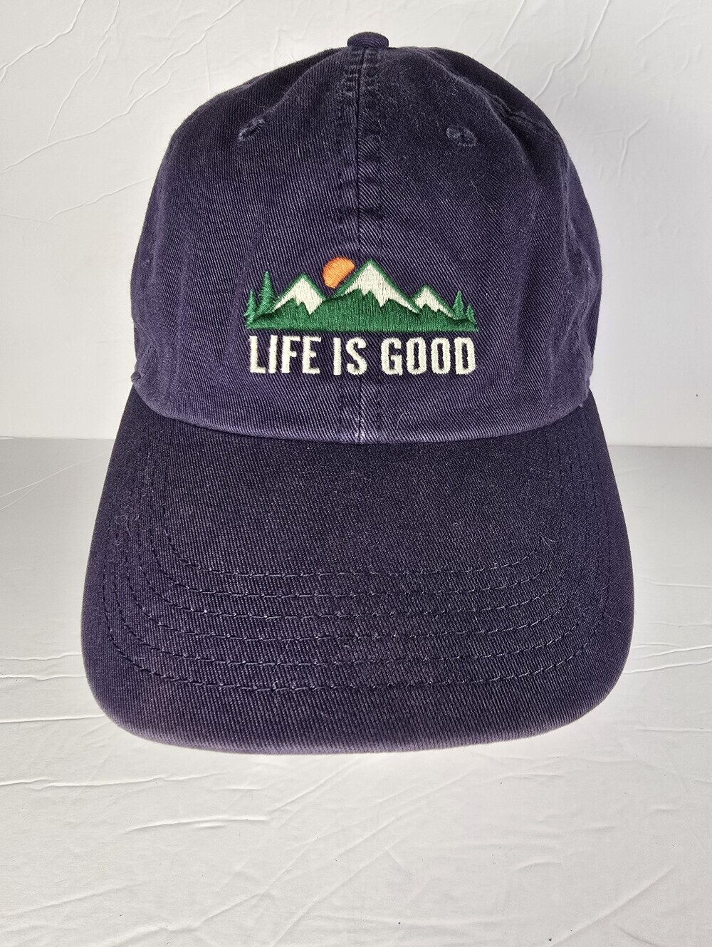Life Is Good Unisex Hat in Blue Mountains Strapback Adjustable Outdoor Cap